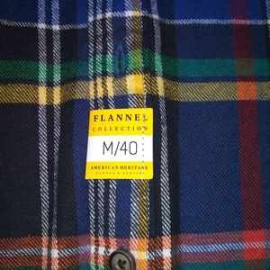 American heritage plaid woman's long sleeve shirt